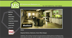 Desktop Screenshot of mskitchensandbedrooms.com